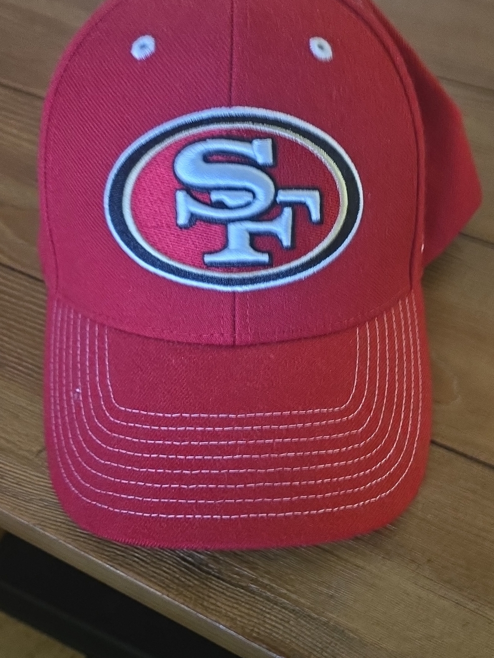 47 Brand Red and Black Adjustable Cap - Embroidered Logo